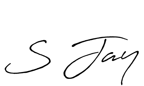 You should practise on your own different ways (Antro_Vectra_Bolder) to write your name (S Jay) in signature. don't let someone else do it for you. S Jay signature style 7 images and pictures png