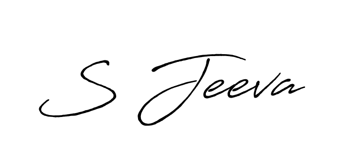 Similarly Antro_Vectra_Bolder is the best handwritten signature design. Signature creator online .You can use it as an online autograph creator for name S Jeeva. S Jeeva signature style 7 images and pictures png