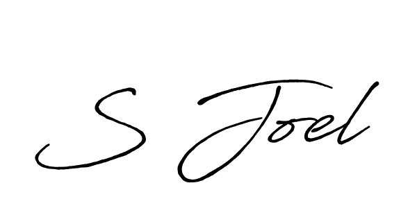 How to make S Joel signature? Antro_Vectra_Bolder is a professional autograph style. Create handwritten signature for S Joel name. S Joel signature style 7 images and pictures png