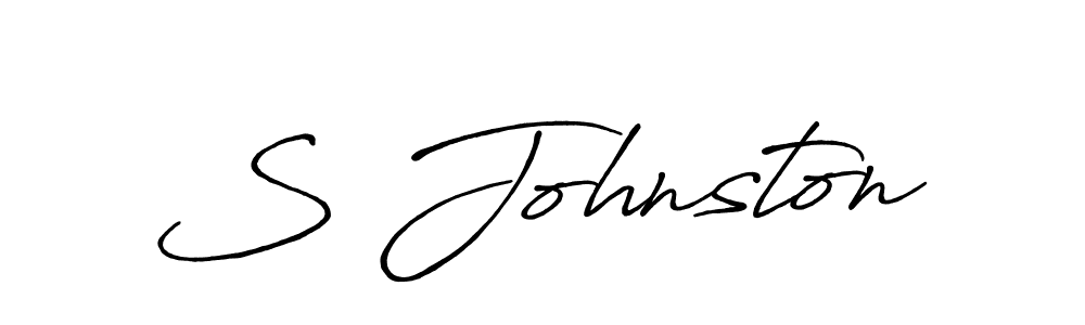 Also we have S Johnston name is the best signature style. Create professional handwritten signature collection using Antro_Vectra_Bolder autograph style. S Johnston signature style 7 images and pictures png