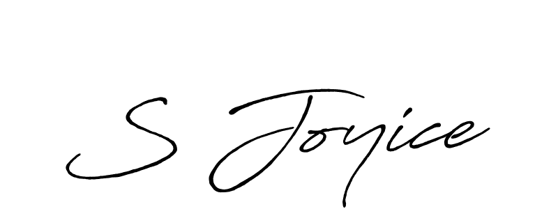 You should practise on your own different ways (Antro_Vectra_Bolder) to write your name (S Joyice) in signature. don't let someone else do it for you. S Joyice signature style 7 images and pictures png