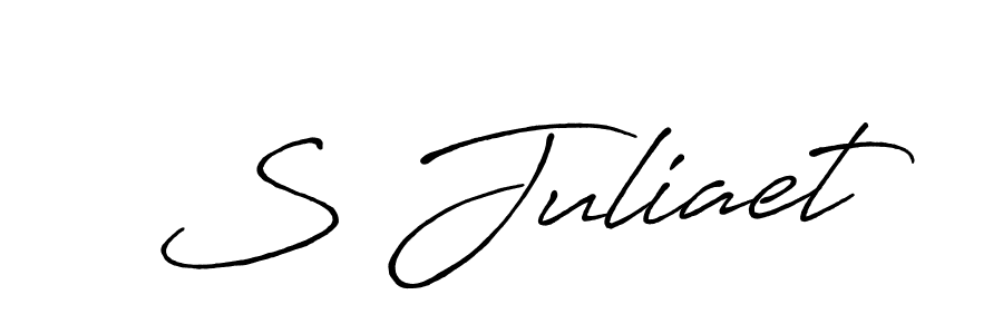This is the best signature style for the S Juliaet name. Also you like these signature font (Antro_Vectra_Bolder). Mix name signature. S Juliaet signature style 7 images and pictures png