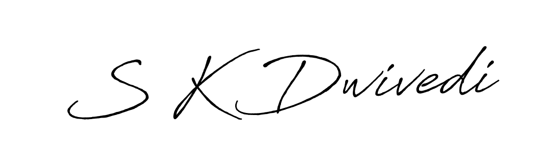 How to make S K Dwivedi signature? Antro_Vectra_Bolder is a professional autograph style. Create handwritten signature for S K Dwivedi name. S K Dwivedi signature style 7 images and pictures png
