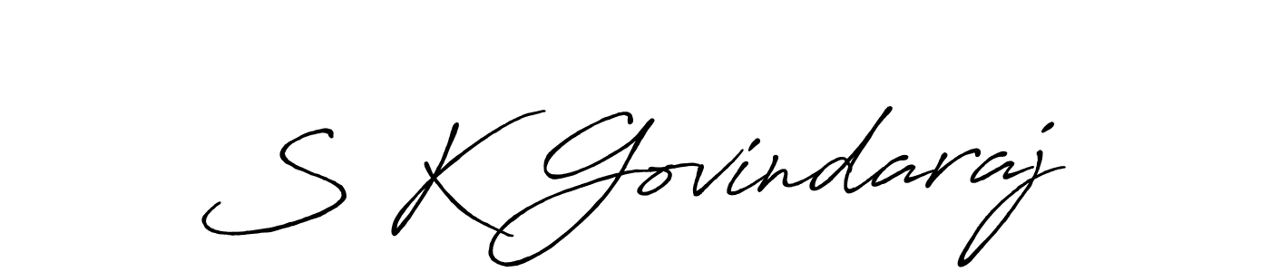 if you are searching for the best signature style for your name S K Govindaraj. so please give up your signature search. here we have designed multiple signature styles  using Antro_Vectra_Bolder. S K Govindaraj signature style 7 images and pictures png