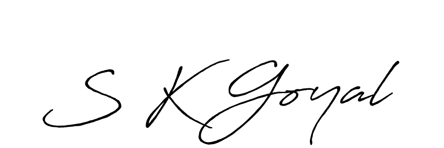 Make a beautiful signature design for name S K Goyal. Use this online signature maker to create a handwritten signature for free. S K Goyal signature style 7 images and pictures png