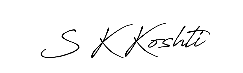 It looks lik you need a new signature style for name S K Koshti. Design unique handwritten (Antro_Vectra_Bolder) signature with our free signature maker in just a few clicks. S K Koshti signature style 7 images and pictures png
