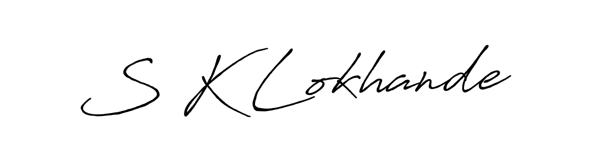 Similarly Antro_Vectra_Bolder is the best handwritten signature design. Signature creator online .You can use it as an online autograph creator for name S K Lokhande. S K Lokhande signature style 7 images and pictures png