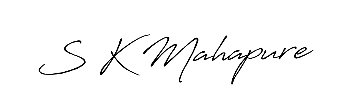 Make a short S K Mahapure signature style. Manage your documents anywhere anytime using Antro_Vectra_Bolder. Create and add eSignatures, submit forms, share and send files easily. S K Mahapure signature style 7 images and pictures png