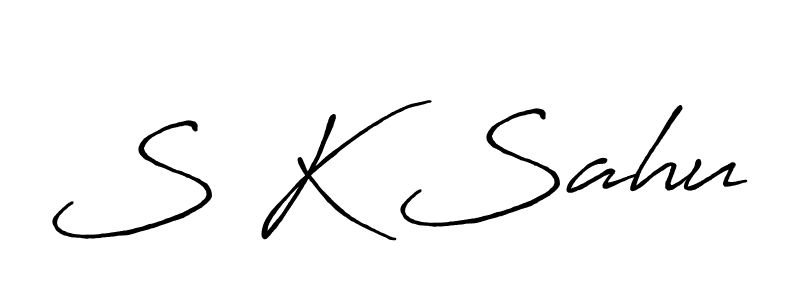 This is the best signature style for the S K Sahu name. Also you like these signature font (Antro_Vectra_Bolder). Mix name signature. S K Sahu signature style 7 images and pictures png