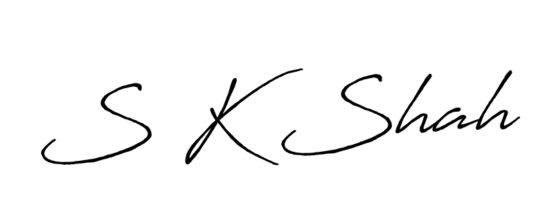 if you are searching for the best signature style for your name S K Shah. so please give up your signature search. here we have designed multiple signature styles  using Antro_Vectra_Bolder. S K Shah signature style 7 images and pictures png