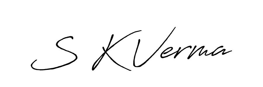 It looks lik you need a new signature style for name S K Verma. Design unique handwritten (Antro_Vectra_Bolder) signature with our free signature maker in just a few clicks. S K Verma signature style 7 images and pictures png