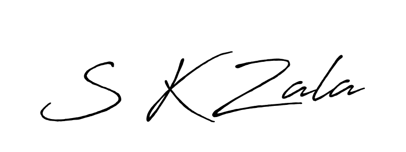 Similarly Antro_Vectra_Bolder is the best handwritten signature design. Signature creator online .You can use it as an online autograph creator for name S K Zala. S K Zala signature style 7 images and pictures png