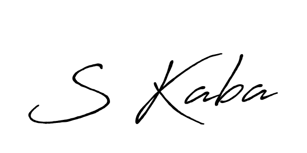 Also You can easily find your signature by using the search form. We will create S Kaba name handwritten signature images for you free of cost using Antro_Vectra_Bolder sign style. S Kaba signature style 7 images and pictures png