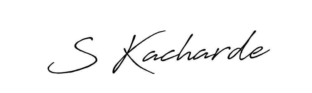 You can use this online signature creator to create a handwritten signature for the name S Kacharde. This is the best online autograph maker. S Kacharde signature style 7 images and pictures png
