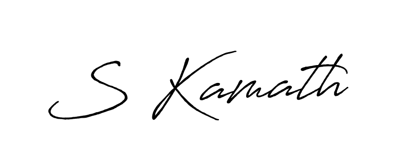 Similarly Antro_Vectra_Bolder is the best handwritten signature design. Signature creator online .You can use it as an online autograph creator for name S Kamath. S Kamath signature style 7 images and pictures png