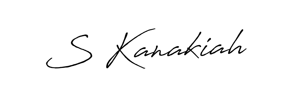 Antro_Vectra_Bolder is a professional signature style that is perfect for those who want to add a touch of class to their signature. It is also a great choice for those who want to make their signature more unique. Get S Kanakiah name to fancy signature for free. S Kanakiah signature style 7 images and pictures png