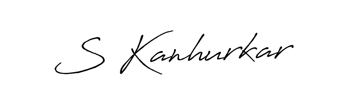 How to make S Kanhurkar signature? Antro_Vectra_Bolder is a professional autograph style. Create handwritten signature for S Kanhurkar name. S Kanhurkar signature style 7 images and pictures png