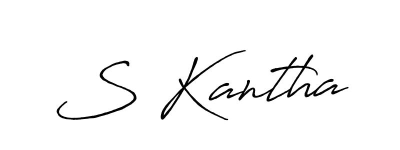 if you are searching for the best signature style for your name S Kantha. so please give up your signature search. here we have designed multiple signature styles  using Antro_Vectra_Bolder. S Kantha signature style 7 images and pictures png