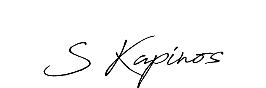 It looks lik you need a new signature style for name S Kapinos. Design unique handwritten (Antro_Vectra_Bolder) signature with our free signature maker in just a few clicks. S Kapinos signature style 7 images and pictures png