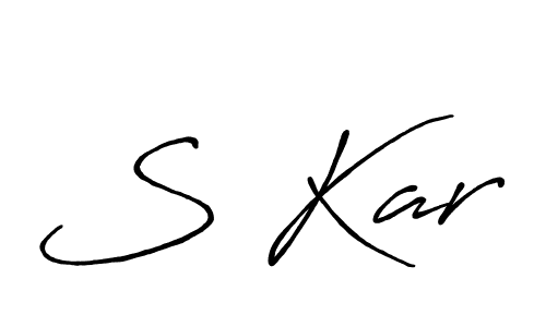 Best and Professional Signature Style for S Kar. Antro_Vectra_Bolder Best Signature Style Collection. S Kar signature style 7 images and pictures png