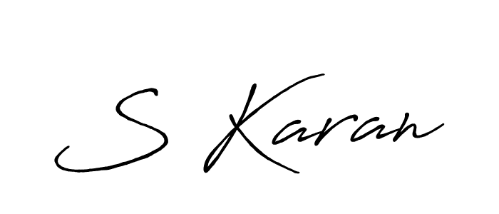 Antro_Vectra_Bolder is a professional signature style that is perfect for those who want to add a touch of class to their signature. It is also a great choice for those who want to make their signature more unique. Get S Karan name to fancy signature for free. S Karan signature style 7 images and pictures png