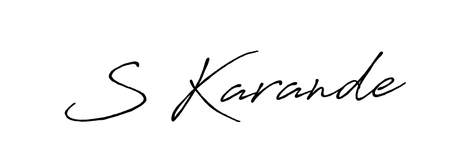 You can use this online signature creator to create a handwritten signature for the name S Karande. This is the best online autograph maker. S Karande signature style 7 images and pictures png