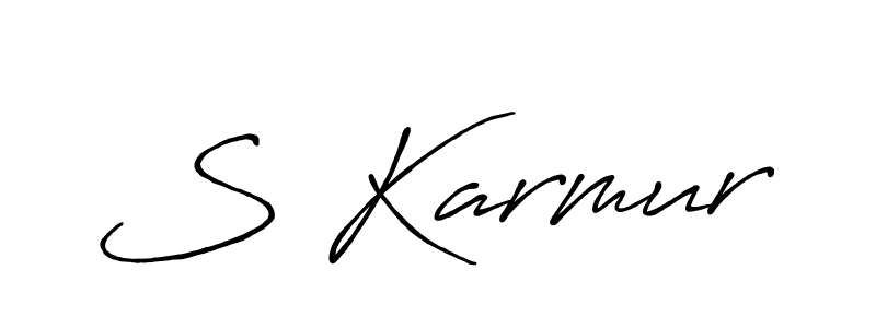 Also we have S Karmur name is the best signature style. Create professional handwritten signature collection using Antro_Vectra_Bolder autograph style. S Karmur signature style 7 images and pictures png