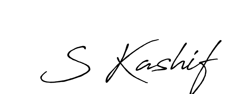 It looks lik you need a new signature style for name S Kashif. Design unique handwritten (Antro_Vectra_Bolder) signature with our free signature maker in just a few clicks. S Kashif signature style 7 images and pictures png