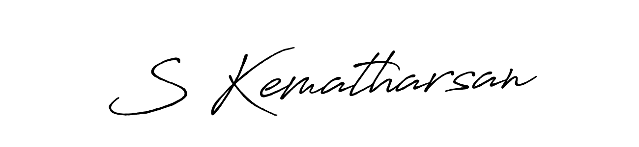 This is the best signature style for the S Kematharsan name. Also you like these signature font (Antro_Vectra_Bolder). Mix name signature. S Kematharsan signature style 7 images and pictures png