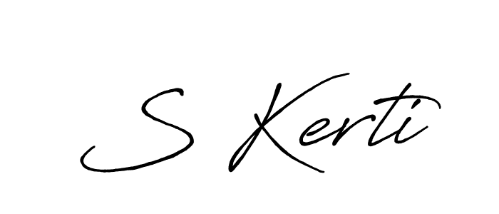 How to Draw S Kerti signature style? Antro_Vectra_Bolder is a latest design signature styles for name S Kerti. S Kerti signature style 7 images and pictures png