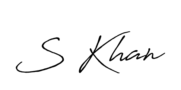 This is the best signature style for the S Khan name. Also you like these signature font (Antro_Vectra_Bolder). Mix name signature. S Khan signature style 7 images and pictures png