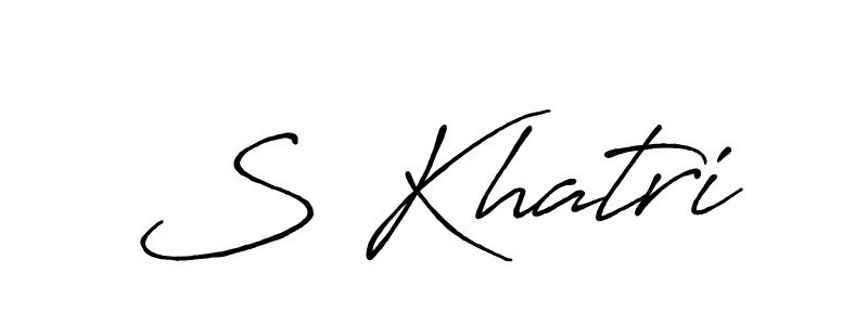 It looks lik you need a new signature style for name S Khatri. Design unique handwritten (Antro_Vectra_Bolder) signature with our free signature maker in just a few clicks. S Khatri signature style 7 images and pictures png