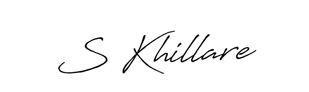 Here are the top 10 professional signature styles for the name S Khillare. These are the best autograph styles you can use for your name. S Khillare signature style 7 images and pictures png