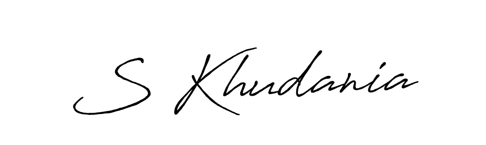 Make a short S Khudania signature style. Manage your documents anywhere anytime using Antro_Vectra_Bolder. Create and add eSignatures, submit forms, share and send files easily. S Khudania signature style 7 images and pictures png