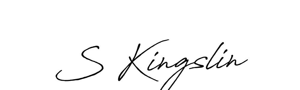 Best and Professional Signature Style for S Kingslin. Antro_Vectra_Bolder Best Signature Style Collection. S Kingslin signature style 7 images and pictures png