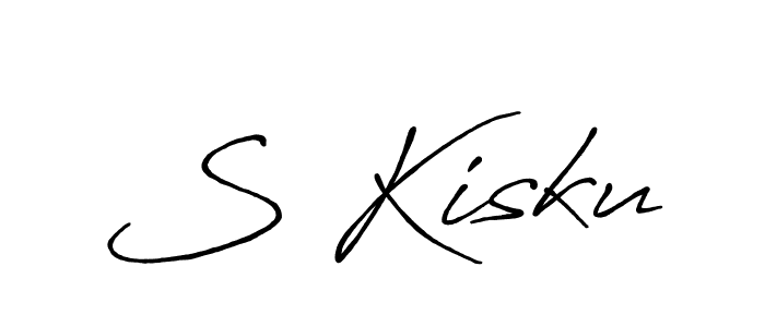 The best way (Antro_Vectra_Bolder) to make a short signature is to pick only two or three words in your name. The name S Kisku include a total of six letters. For converting this name. S Kisku signature style 7 images and pictures png