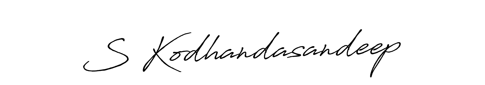 Design your own signature with our free online signature maker. With this signature software, you can create a handwritten (Antro_Vectra_Bolder) signature for name S Kodhandasandeep. S Kodhandasandeep signature style 7 images and pictures png