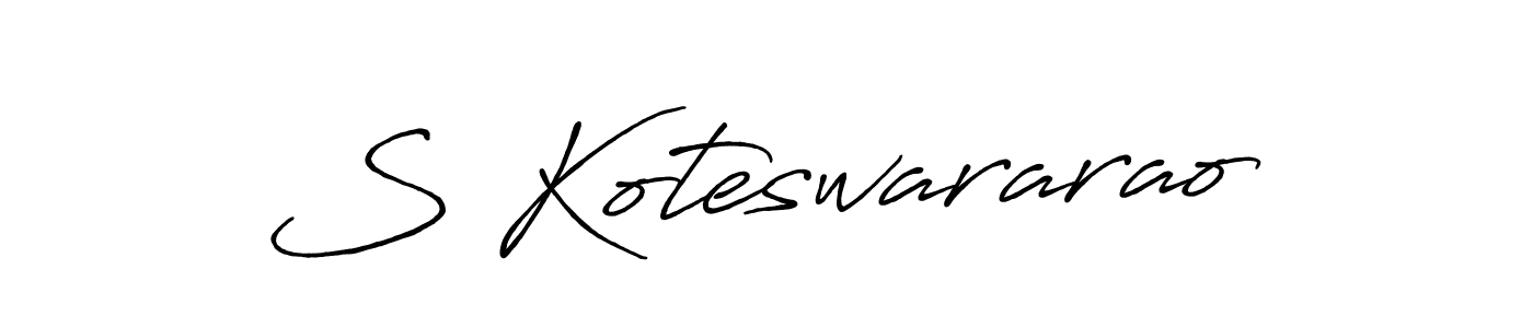 How to Draw S Koteswararao signature style? Antro_Vectra_Bolder is a latest design signature styles for name S Koteswararao. S Koteswararao signature style 7 images and pictures png