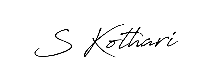 It looks lik you need a new signature style for name S Kothari. Design unique handwritten (Antro_Vectra_Bolder) signature with our free signature maker in just a few clicks. S Kothari signature style 7 images and pictures png