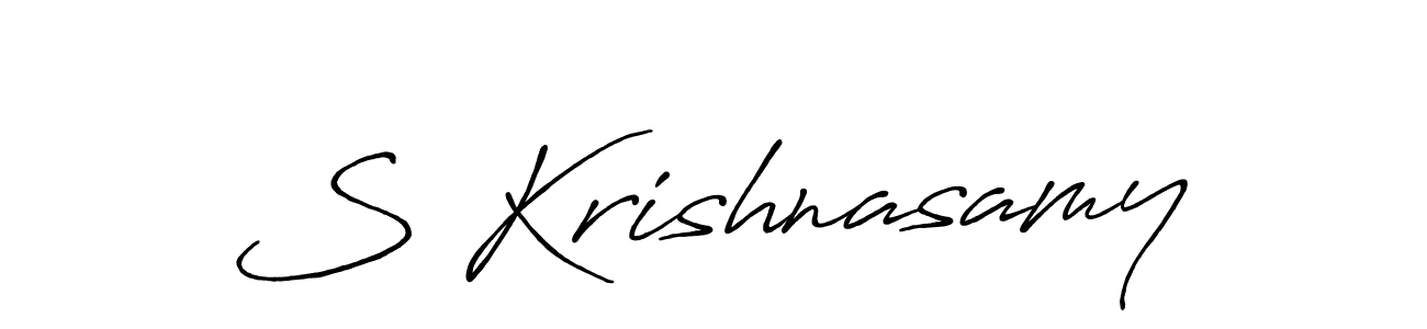 Make a short S Krishnasamy signature style. Manage your documents anywhere anytime using Antro_Vectra_Bolder. Create and add eSignatures, submit forms, share and send files easily. S Krishnasamy signature style 7 images and pictures png