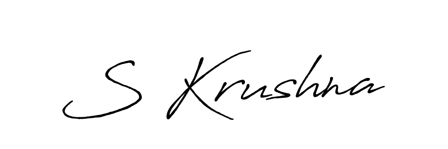 if you are searching for the best signature style for your name S Krushna. so please give up your signature search. here we have designed multiple signature styles  using Antro_Vectra_Bolder. S Krushna signature style 7 images and pictures png