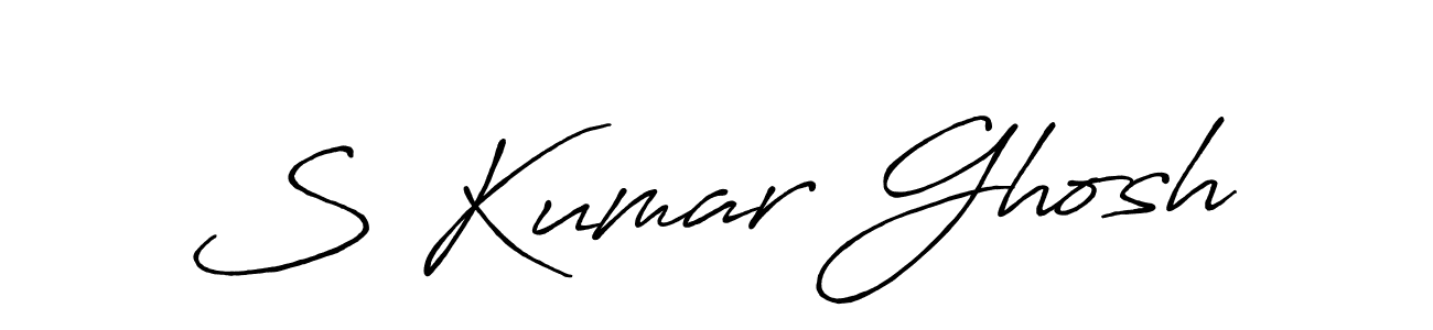 Make a beautiful signature design for name S Kumar Ghosh. Use this online signature maker to create a handwritten signature for free. S Kumar Ghosh signature style 7 images and pictures png