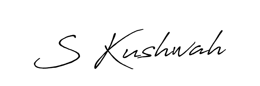 Similarly Antro_Vectra_Bolder is the best handwritten signature design. Signature creator online .You can use it as an online autograph creator for name S Kushwah. S Kushwah signature style 7 images and pictures png