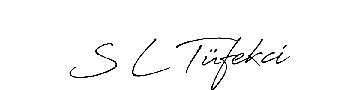 How to Draw S L Tüfekci signature style? Antro_Vectra_Bolder is a latest design signature styles for name S L Tüfekci. S L Tüfekci signature style 7 images and pictures png