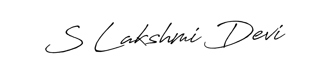 Make a beautiful signature design for name S Lakshmi Devi. Use this online signature maker to create a handwritten signature for free. S Lakshmi Devi signature style 7 images and pictures png