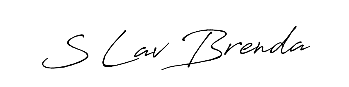Similarly Antro_Vectra_Bolder is the best handwritten signature design. Signature creator online .You can use it as an online autograph creator for name S Lav Brenda. S Lav Brenda signature style 7 images and pictures png