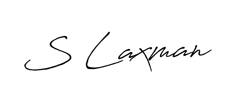 It looks lik you need a new signature style for name S Laxman. Design unique handwritten (Antro_Vectra_Bolder) signature with our free signature maker in just a few clicks. S Laxman signature style 7 images and pictures png