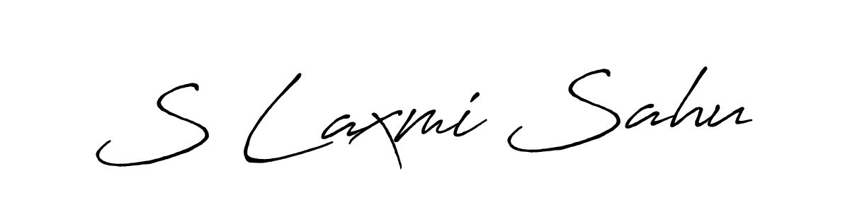 It looks lik you need a new signature style for name S Laxmi Sahu. Design unique handwritten (Antro_Vectra_Bolder) signature with our free signature maker in just a few clicks. S Laxmi Sahu signature style 7 images and pictures png