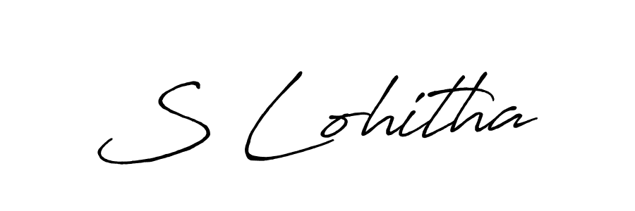 Make a short S Lohitha signature style. Manage your documents anywhere anytime using Antro_Vectra_Bolder. Create and add eSignatures, submit forms, share and send files easily. S Lohitha signature style 7 images and pictures png