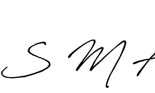 The best way (Antro_Vectra_Bolder) to make a short signature is to pick only two or three words in your name. The name S M A include a total of six letters. For converting this name. S M A signature style 7 images and pictures png